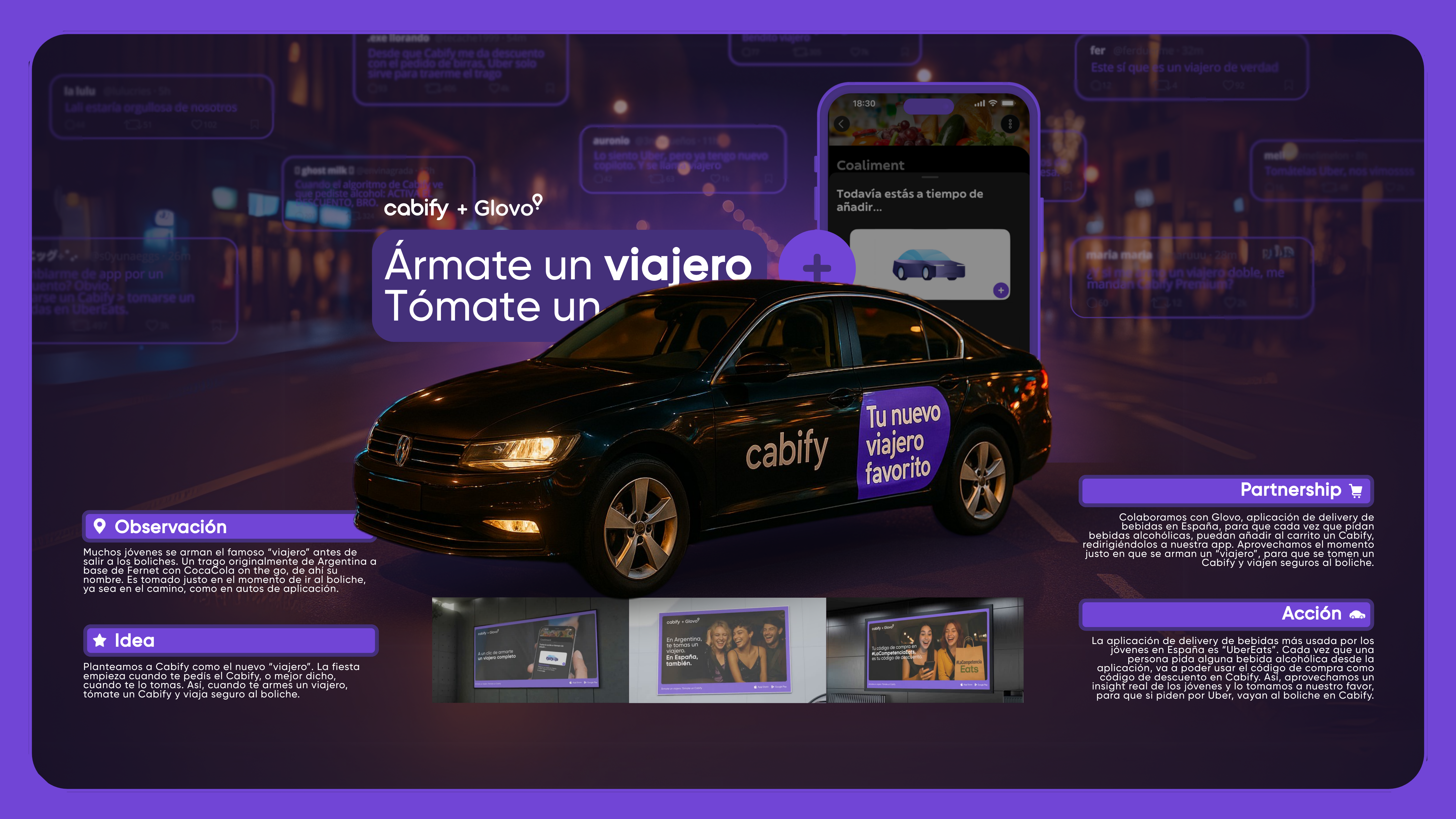 Armate Un Viajero. Tomate Un Cabify (Board)
