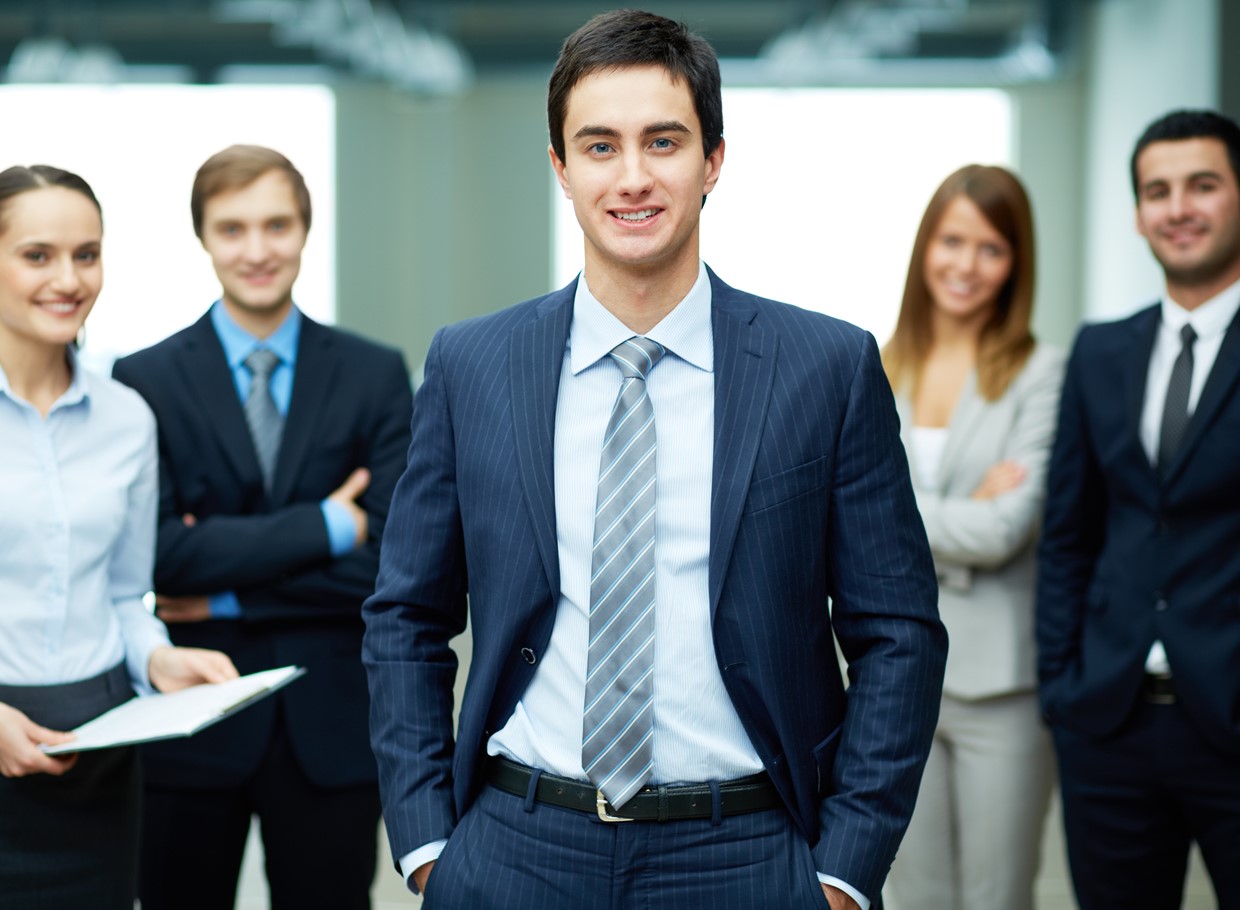 Smiling Young Businessman