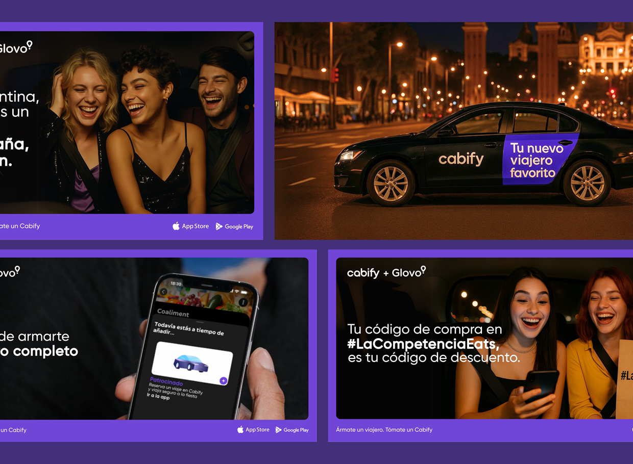 Armate Un Viajero. Tomate Un Cabify (Gráficas)